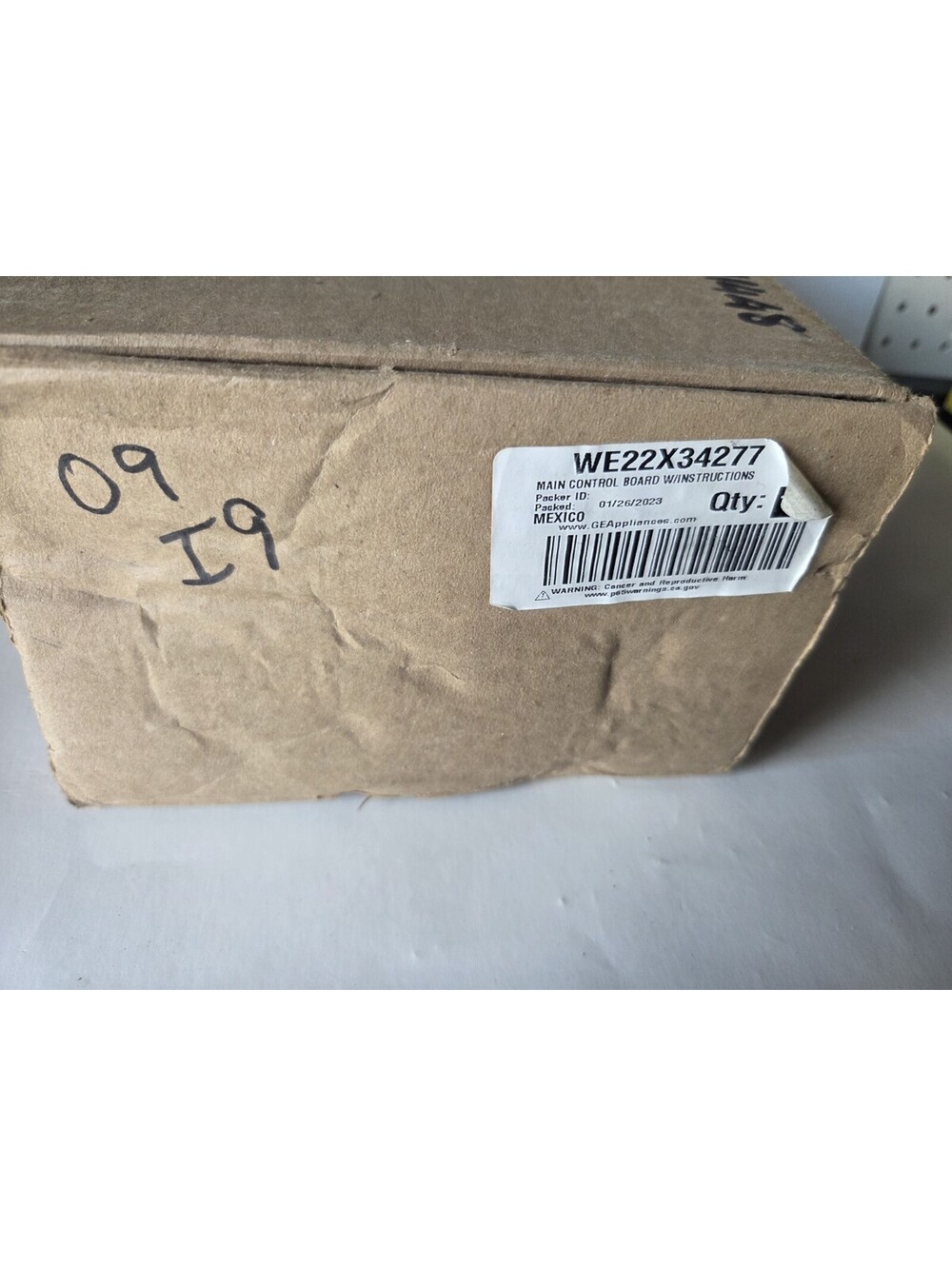 WE22X34277 NEW OEM GE Dryer Electronic Control Board SG1